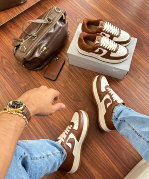 Nike Air Force 1 Luxo Marrom 4
