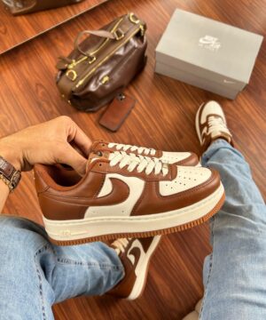 Nike Air Force 1 Luxo Marrom 6