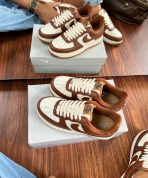 Nike Air Force 1 Luxo Marrom 8