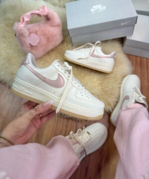 Nike Air Force Linha Prime Off White Rose Cintilante