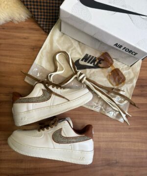 Nike Air Force OffMarrom Glitter 7