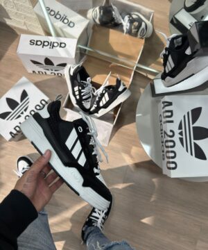 Adidas 2000 Premium Branco e Preto 6