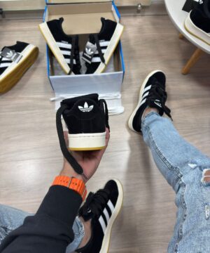 Adidas Campus Branco e Preto Unissex 3