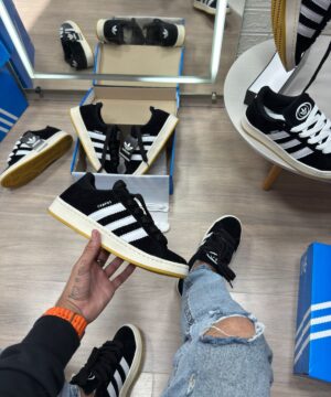 Adidas Campus Branco e Preto Unissex