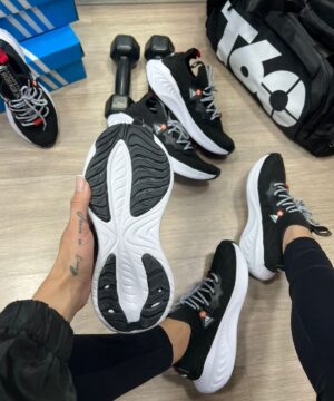 Adidas Kinit Branco e Preto Atacado 3