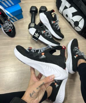 Adidas Kinit Branco e Preto Atacado 4
