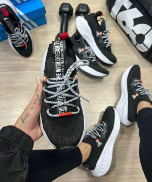 Adidas Kinit Branco e Preto Atacado 5