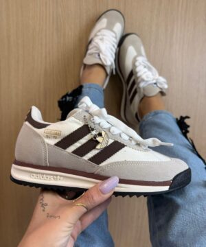 Adidas SL 72 Branco e Marrom