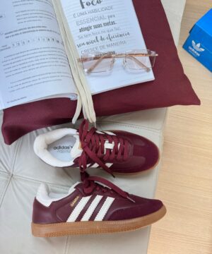 Adidas Samba OG Bordo e Off White 3
