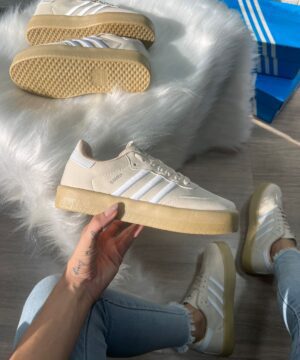 Adidas Samba Bege Branco