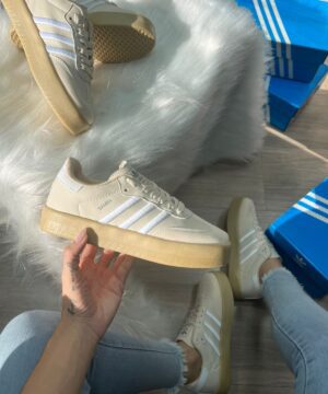 Adidas Sambae Bege Branco 3