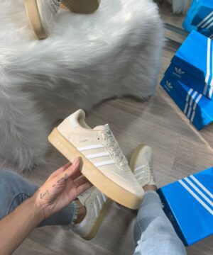 Adidas Sambae Bege Branco 4