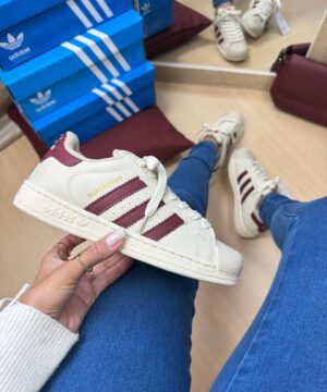 Adidas super star Bordô
