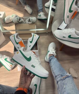 Air force Boss Branco Verde Premium