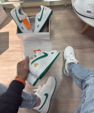 Air force Boss Branco verde premium 6