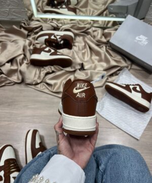 Air force F1 Marrom e Branco 3