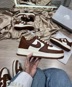 Air force F1 Marrom e Branco