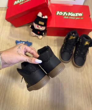 Bota Paete Preto Marrom 3