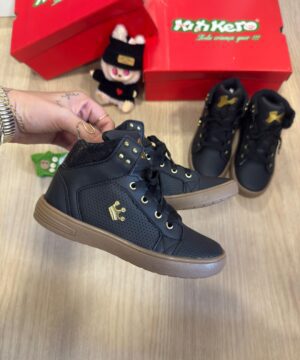 Bota Paete Preto Marrom 4