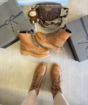 Bota Tratorada Prada Caramelo 9