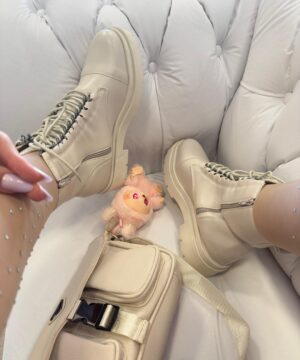 Bota Tratorada Prada Off White 4