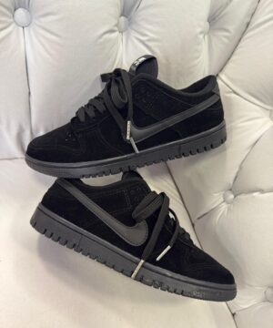 Dunk Low Pro All black Camurca 5