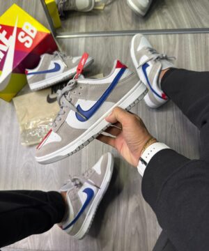 Dunk Low Pro Cinza Azul 3