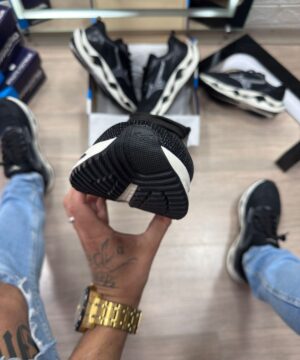 Mizuno Wave Stratos Preto e Branco Atacado 3