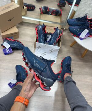 Mizuno wave prophecy 14 Marinho Vermelho 2