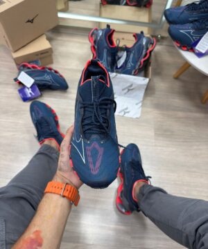 Mizuno wave prophecy 14 Marinho Vermelho 3