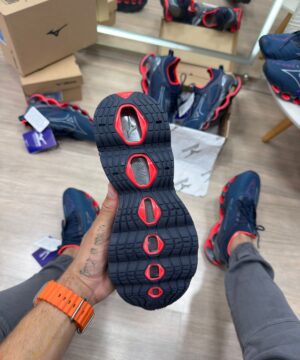 Mizuno wave prophecy 14 Marinho Vermelho 4