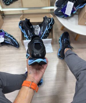 Mizuno wave prophecy 14 Preto e Azul 5