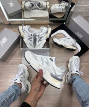 New Balance 9090 Branco e Cinza 3