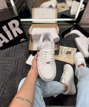 Nike Air Force More Uptempo Branco 3