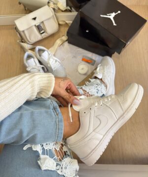 Nike Air Jordan Branco Feminino 5