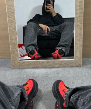 Nike DN Luxo Vermelho e Preto 3