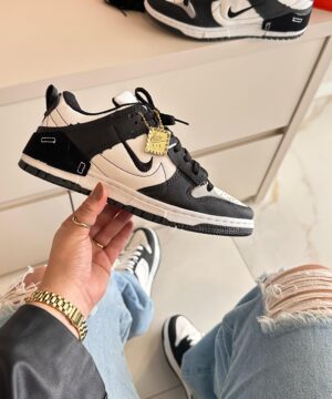 Nike Dunk Low Disrupt Branco e Preto Atacado