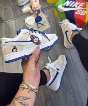 Nike Sb Dunk x Labubu Off white e Azul Atacado 5