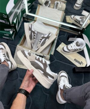 Puma Camurca Premium Marrom e Branco 4