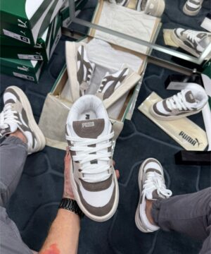 Puma Camurca Premium Marrom e Branco 5