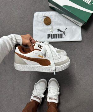 Puma Park Branco Caramelo