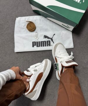 Puma Park Branco Caramelo 3