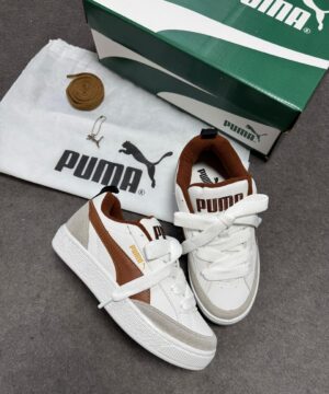 Puma Park Branco Caramelo 4