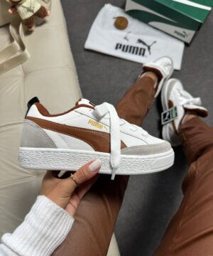 Puma Park Branco Caramelo 5