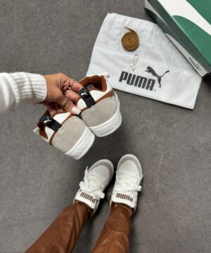 Puma Park Branco Caramelo 7