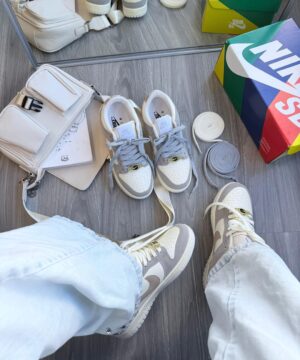 Sb Dunk Low Offcinza Camurca 3