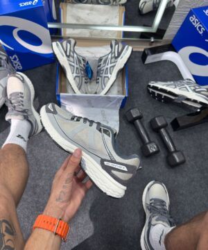 Tenis Asics Gel Venture 6 Grafite e Prata Atacado 4