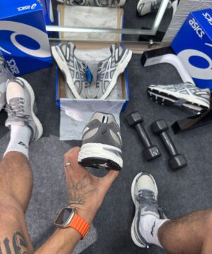 Tenis Asics Gel Venture 6 Grafite e Prata Atacado 5