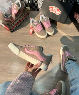 Vans Knu Bege e Rosa Premium 3