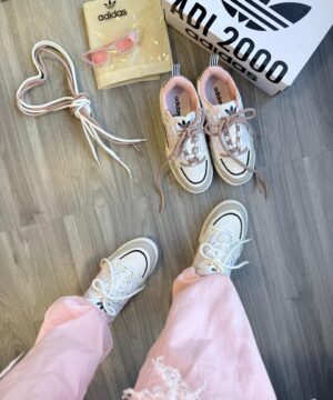 Adidas Ad2000 Branco Cinza Rosa Atacado 10